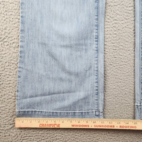 Tommy Jeans Womens 14 Y2K Curvy Trouser Flare Flap Pockets Cotton Denim (36x30) - Picture 5 of 13